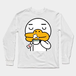 Tea with Tube Long Sleeve T-Shirt